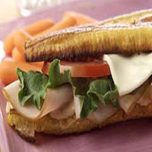 Turkey & Swiss Plantain Sandwich_image