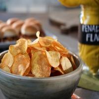 Homemade Potato Chips with Chicken Salt image