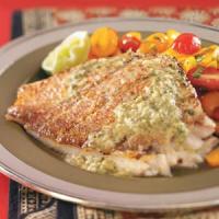 Grilled Snapper with Caper Sauce_image