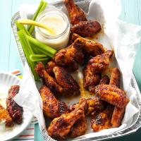 Spicy Chicken Wings with Blue Cheese Dip image