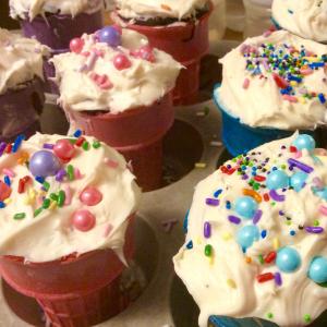 Justin's Frosted Chocolate Cone Cakes_image