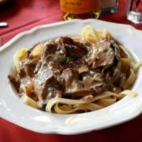 Beef Stroganoff (From the 