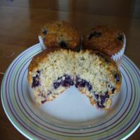 Oatmeal Blueberry Muffins_image
