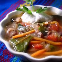 Spicy and Creamy Vegetable Soup image