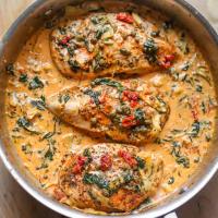 Creamy Tuscan Chicken with Spinach and Artichokes_image