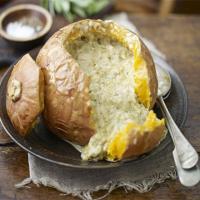 Baked pumpkin with cream & onions_image