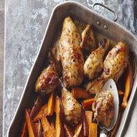 One-Pan Baked Chicken & Sweet Potatoes_image