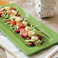 Mustard Dill Tortellini Salad Skewers Recipe - (4/5)_image