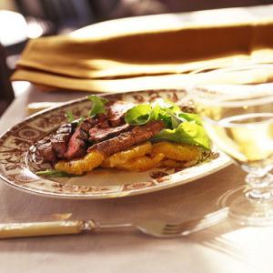 Seared Beef and Oranges with Arugula_image