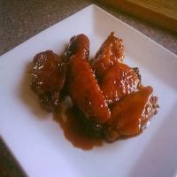 Garlic Ginger Coca Cola Sticky Chicken WIngs_image