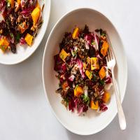 Wild Rice and Roasted Squash Salad With Cider Vinaigrette image