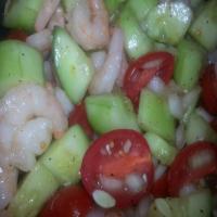 Spicey Cucumber Shrimp Salad image