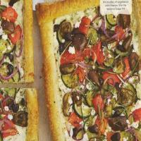 Puff Pastry Tart with Roasted Veggies_image