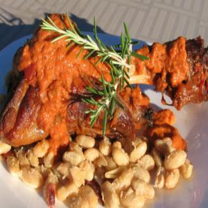 Lamb Shanks on Cannellini Beans_image