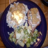 Boiled & Grilled Pork Chops With Veggies & Rice_image