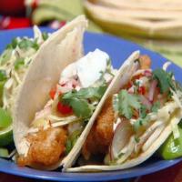 Beer and Chipotle-Battered Fish Tacos image