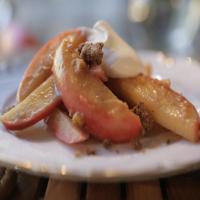 Sauteed Apples with Ginger Snap Crumble image