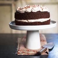 Low sugar chocolate sandwich cake image
