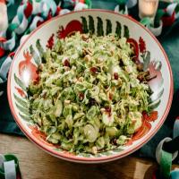 Brussels Sprouts Salad with Cranberries & Dijon Dressing_image