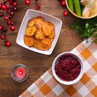 Cranberry Jalapeño Salsa With Sweet Potato Chips Recipe by Tasty_image
