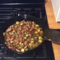 Brussels Sprouts With Franks_image