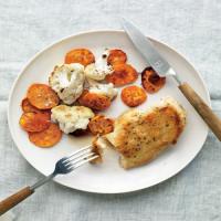 Chicken with Sweet Potatoes and Cauliflower image
