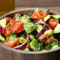 Cucumber, Tomato, And Avocado Salad Recipe by Tasty_image