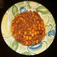 Spicy Chickpeas W/ Beef and Cilantro image