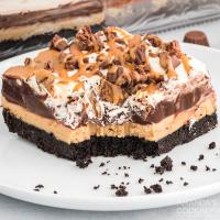 Chocolate Peanut Butter Lasagna: the perfect flavor combo in one pan!_image