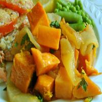 Baked Sweet Potato with Apples_image