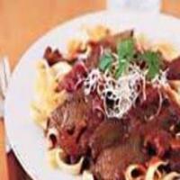 Braised Beef and Pasta with Italian Mushroom Sauce_image