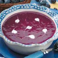 Quick Chilled Blueberry Soup_image