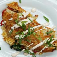 Stuffed Hashed Brown Omelette Recipe - (4/5) image