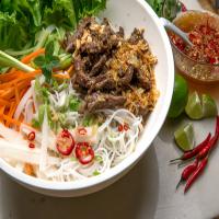 Vietnamese Lemongrass Beef and Noodle Salad image