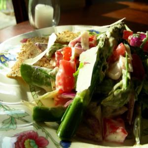 Asparagus & Tomato Salad W/Yoghurt Dressing (#6)_image