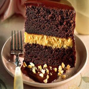 Chocolate-Peanut Butter Mousse Cake_image