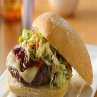 Coleslaw-Topped BBQ Cheeseburgers image