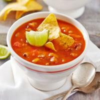 Spicy chilli bean soup image