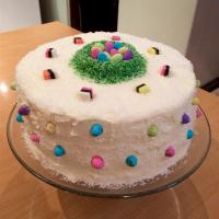 Coconut Easter Cake image