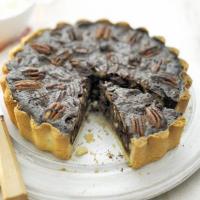 Chocolate & pecan tart image