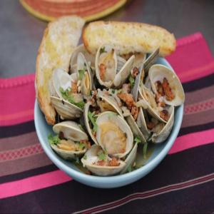 Tequila Chorizo Clams on the Grill_image