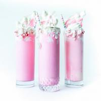 Pink Peppermint Eggnog Milkshake image