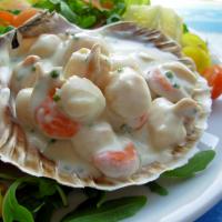 Scallops in Pernod and Cream image