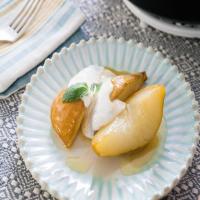Roasted Pears with Honey-Herb Yogurt image