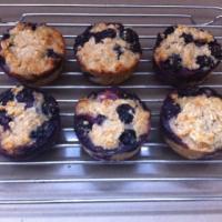 No Flour, No Sugar Blueberry Oatmeal Muffins_image