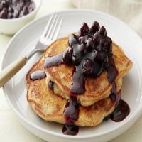 Buttermilk Blueberry Oat Flour Pancakes_image