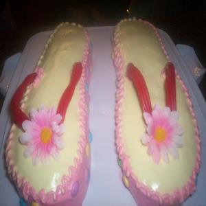 Flip Flop cake for birthdays._image