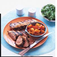 Grilled Pork Loin with Fire-Roasted Pineapple Salsa_image