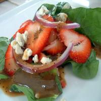 Strawberry Spinach Salad with Balsamic Vinaigrette Recipe - (4.5/5) image