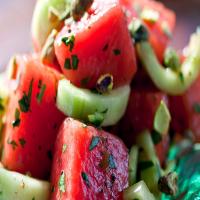 Cucumber-Watermelon Salad image